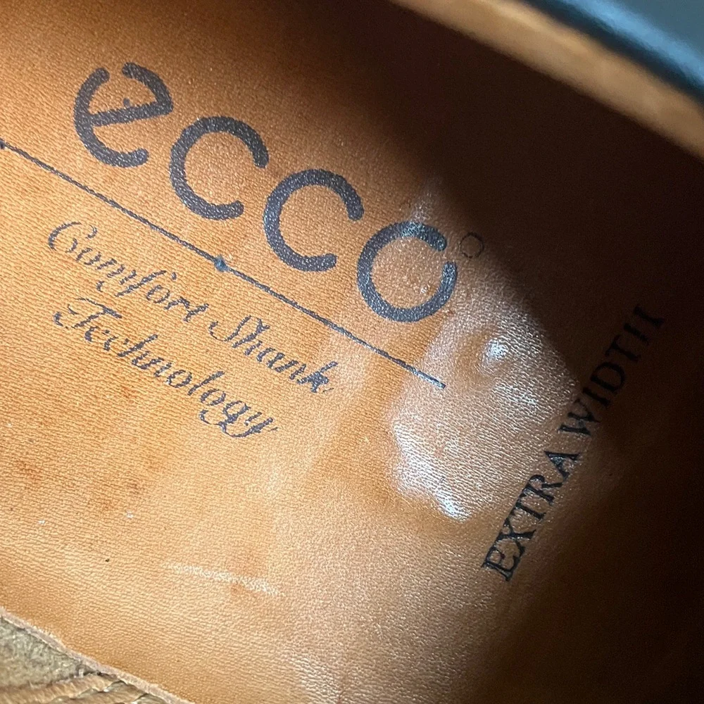 ECCO wingtip oxford dress shoes.